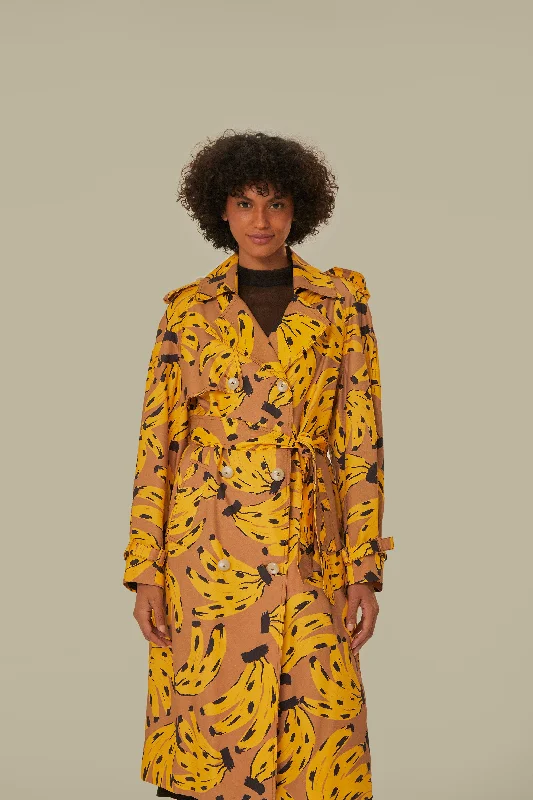 Bossa Banana Trench Coat