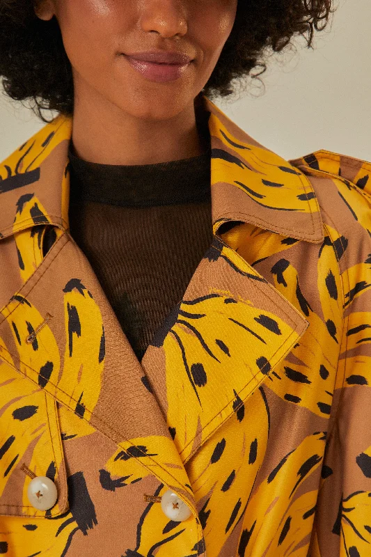 Bossa Banana Trench Coat