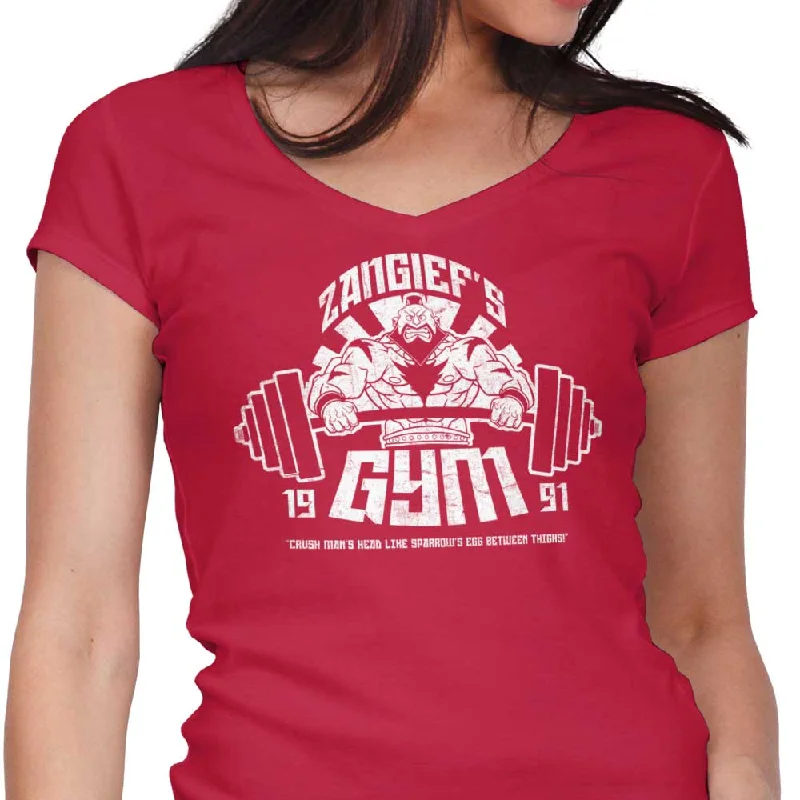 Zangief Gym - Women's V-Neck