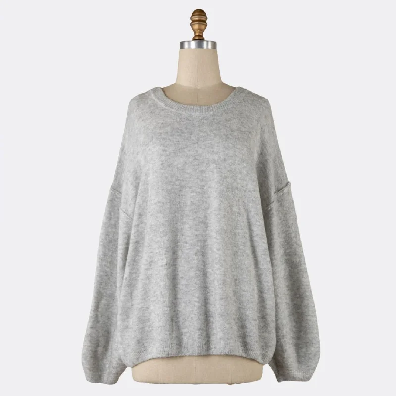 Knit Sweater (Silver)