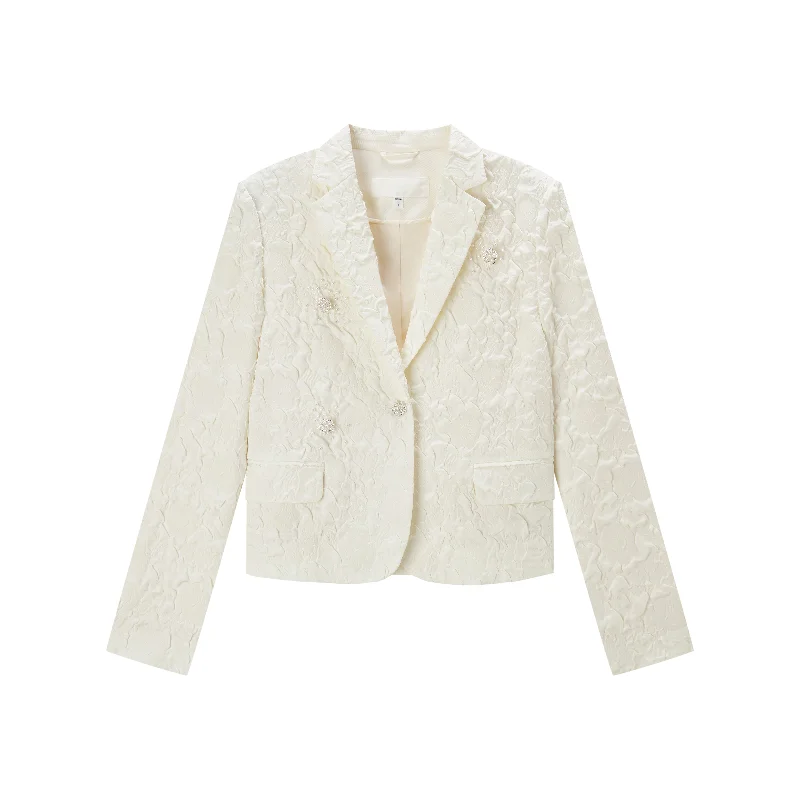 ROMA 'Pearl Pin' Brocade Blazer