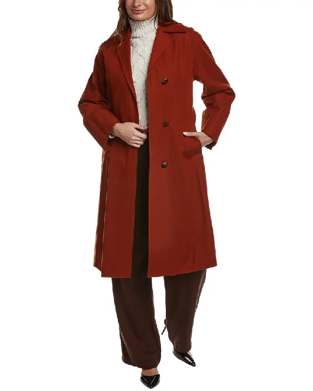 Vince Belted Long Coat